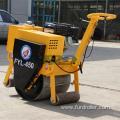 Walk Behind Single Steel drum vibratory road roller for soil compaction FYL-450